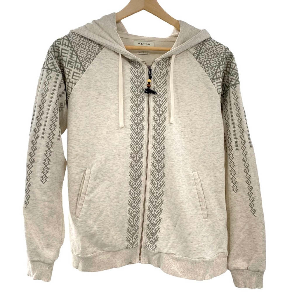 MM Vintage Brand Embroidered Hooded Jacket Sz L